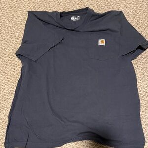 Carhartt Men's Navy Blue Pocket T-Shirt
